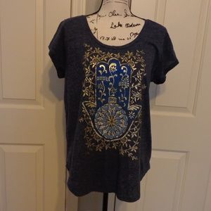 Hamsa print tee shirt